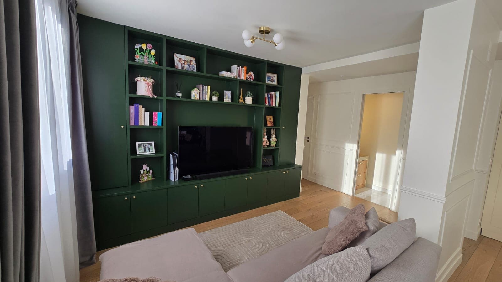 Aménagements Salon par Magic Renov à Paris – Meuble sur mesure